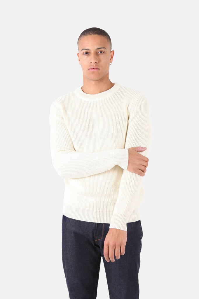 Native North Merino Sweatshirt - Ecru UDSOLGT