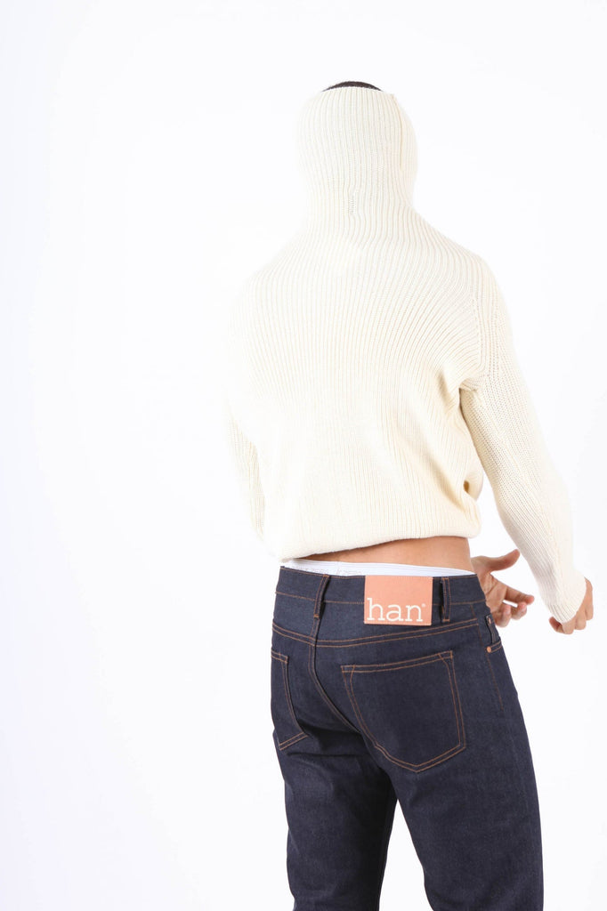 Native North Merino Turtleneck - Ecru UDSOLGT