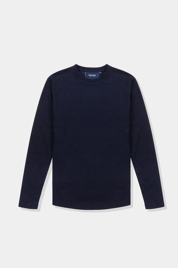 Native North Native Crewneck - Navy UDSOLGT