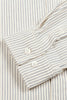 Native North Striped Herringbone Shirt Beige UDSOLGT