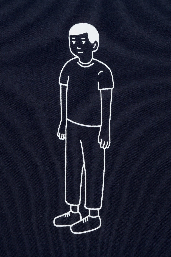 Native North Guy Tee Navy UDSOLGT