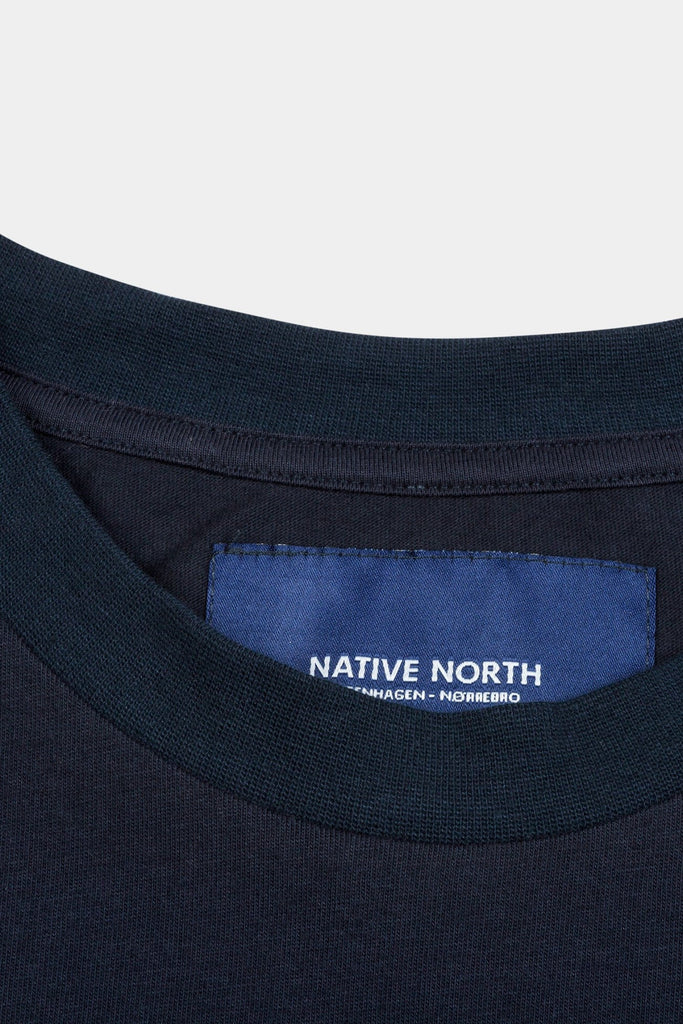 Native North Guy Tee Navy UDSOLGT