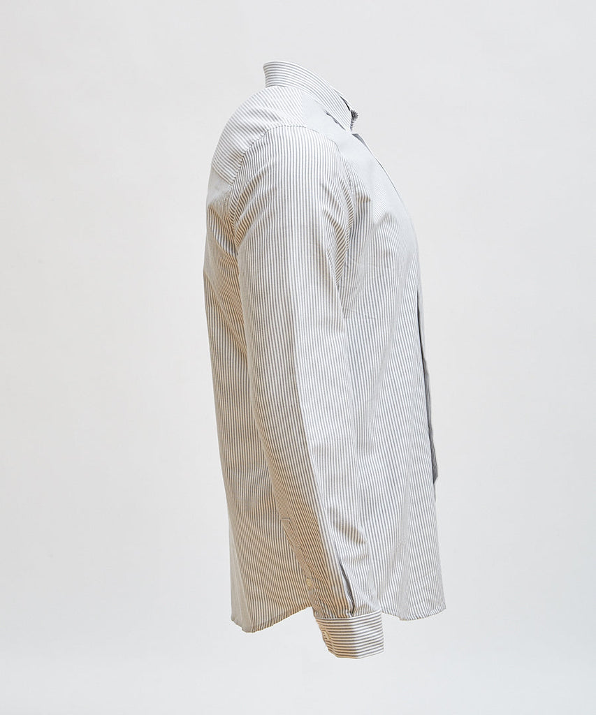 Oh Dawn Bankers Shirt White Striped UDSOLGT