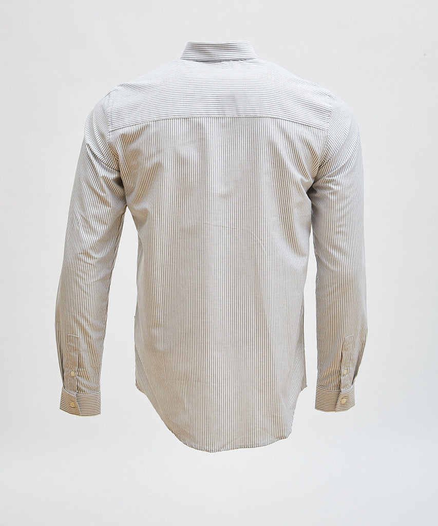 Oh Dawn Bankers Shirt White Striped UDSOLGT