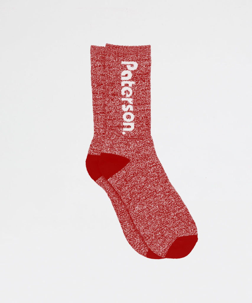 Paterson Logo Socks Pink Melange OS Sokker