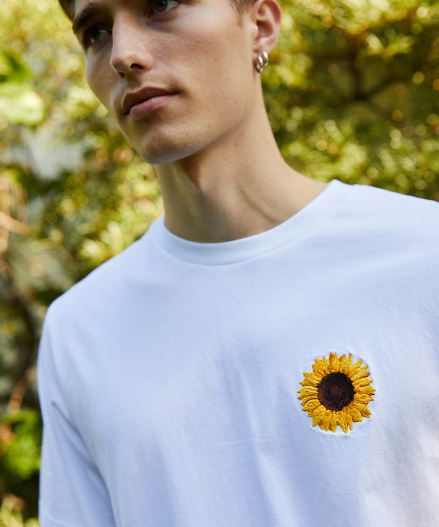 py-Plant T-Shirt - White-Forét