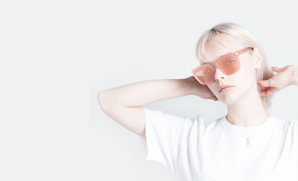 RETROSUPERFUTURE Quadra Forma Pink 61 sunglasses