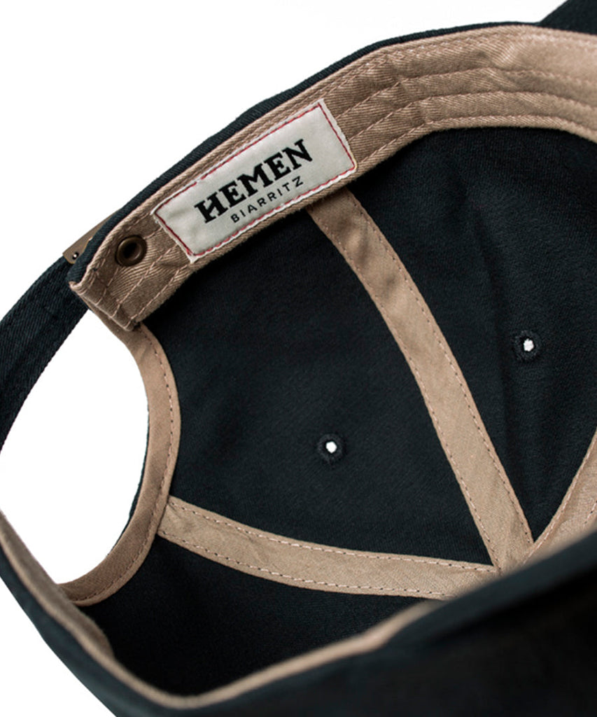 Hemen Biarritz Sergio Cap Twill Black Caps & Bucket hats