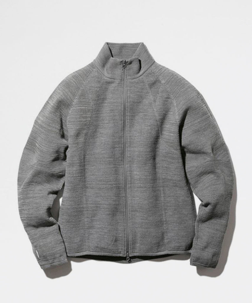 WG Stretch Knit Jacket - M.Grey | Shop Snow Peak at packyard– Packyard