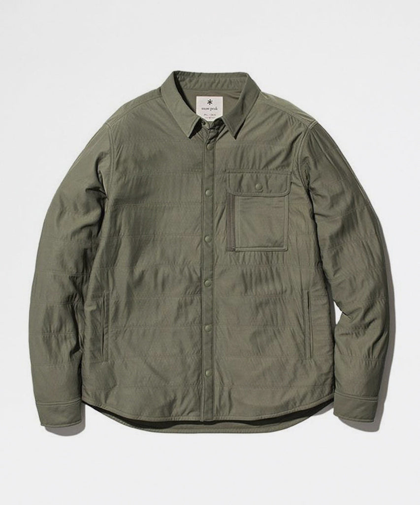 Snow Peak Flexible Insulated Shirt Olive shirts