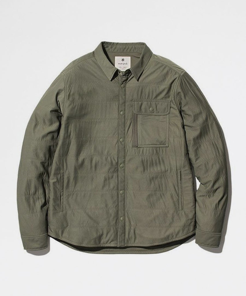 Snow Peak Flexible Insulated Shirt Olive shirts