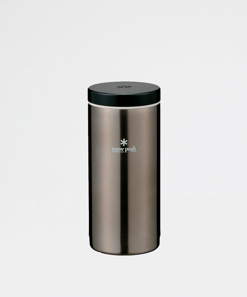 Snow Peak Kanpai Bottle Dark Silver 350ML Outdoor Gear