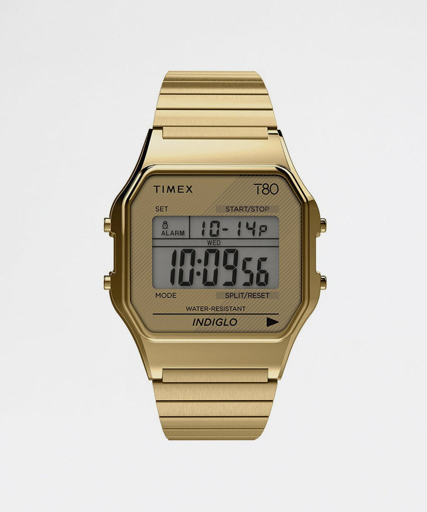 Timex Archive T80 Goldtone Exp Band watches