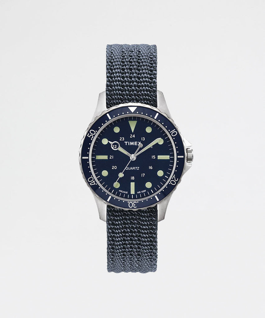 Timex Archive Navi Harbor Stl. Case Blue Dial watches