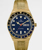 Timex Archive Q Diver Inspired Gold Tone Case Blue watches