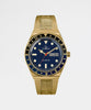 Timex Archive Q Diver Inspired Gold Tone Case Blue watches