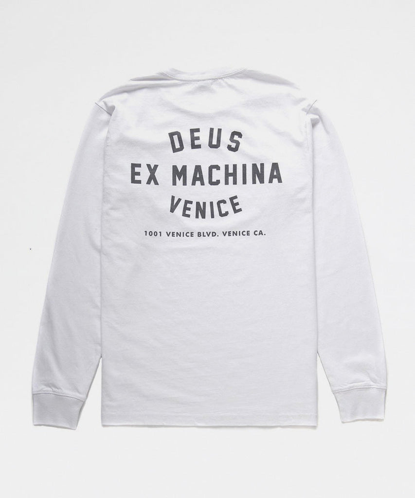 Deus Ex Machina Venice L/S Tee White t-shirts