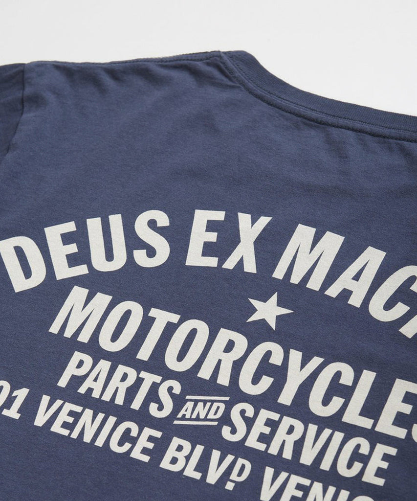 Deus Ex Machina Venice Address Tee Navy t-shirts