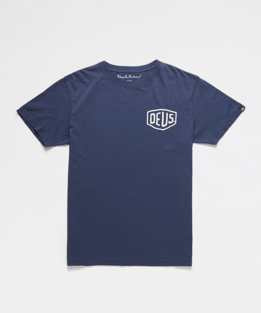 Deus Ex Machina Venice Address Tee Navy t-shirts