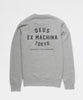 Deus Ex Machina Tokyo Address Crew Grey Marle sweatshirts