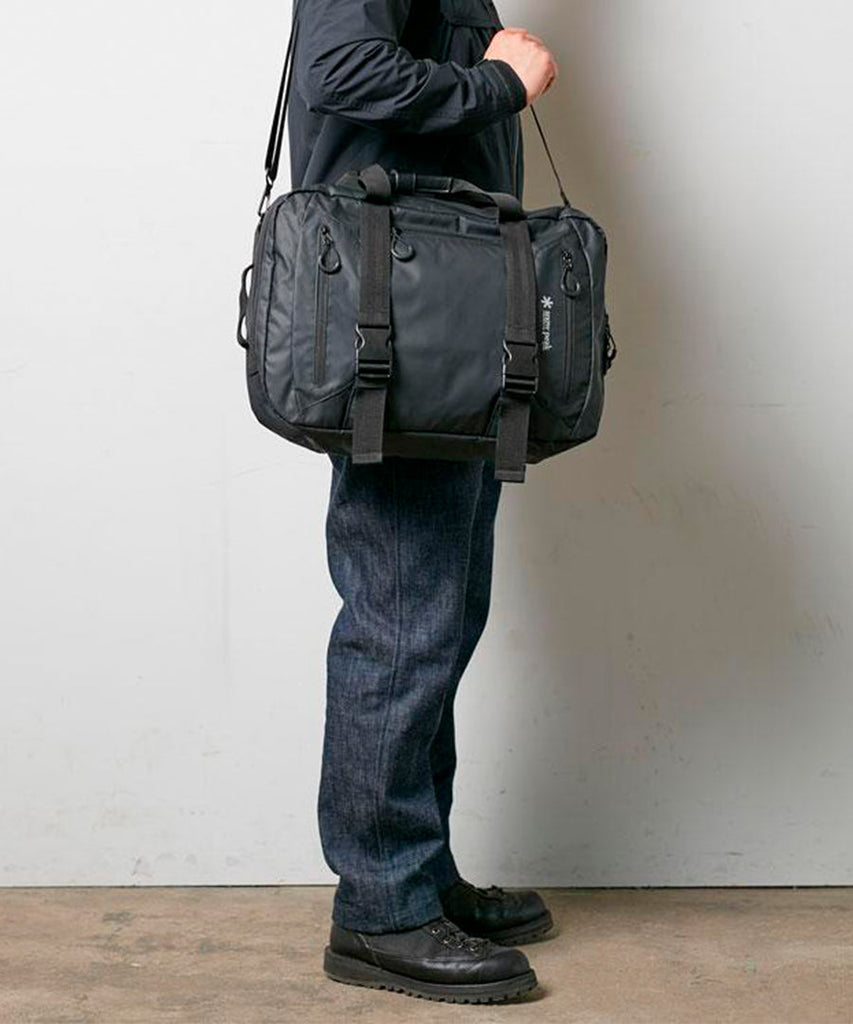 Snow Peak 3 Way Business Bag Black Tasker
