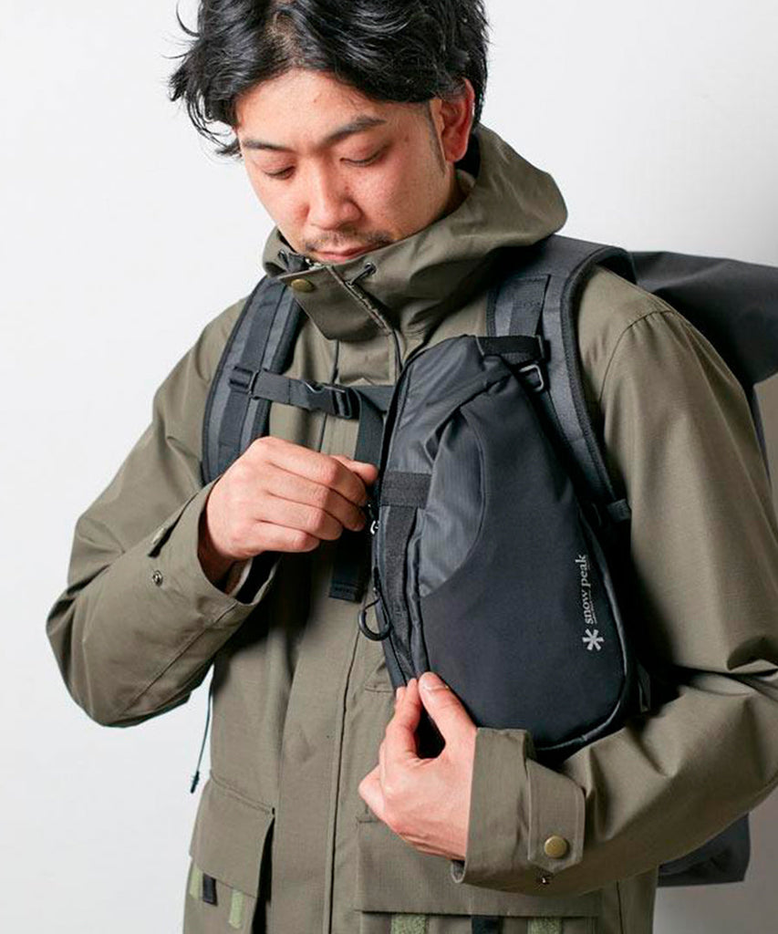 Snow Peak Side Attack Bag Black Tasker