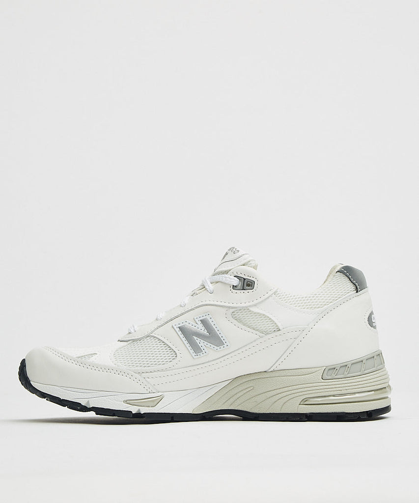 New Balance W991 White Silver UDSOLGT