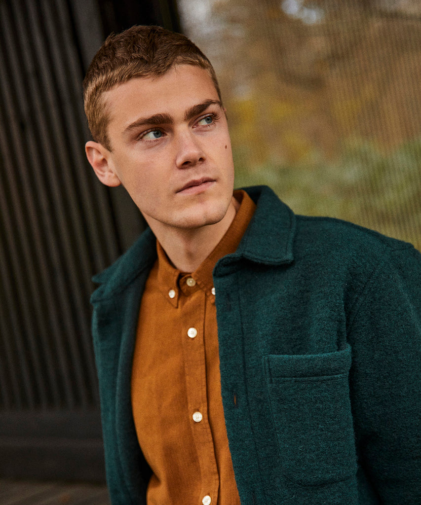 BEAM TENCEL RIPSTOP SHIRT - BROWN-Forét-Packyard DK