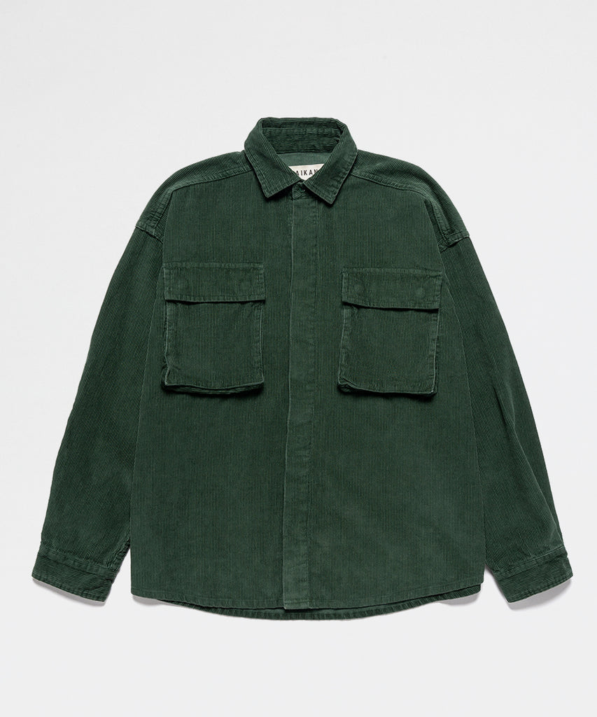 Shirt Jacket Corduroy - Forest Green– Packyard