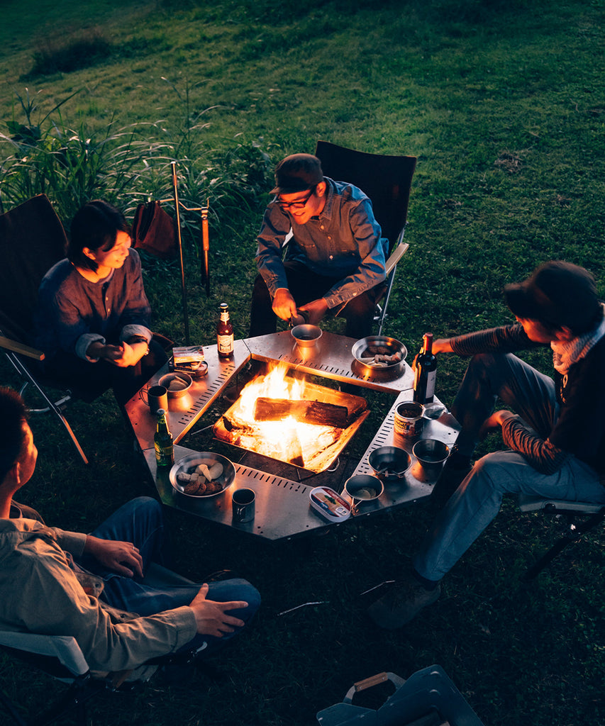 py-Fire Ring Table-Snow Peak