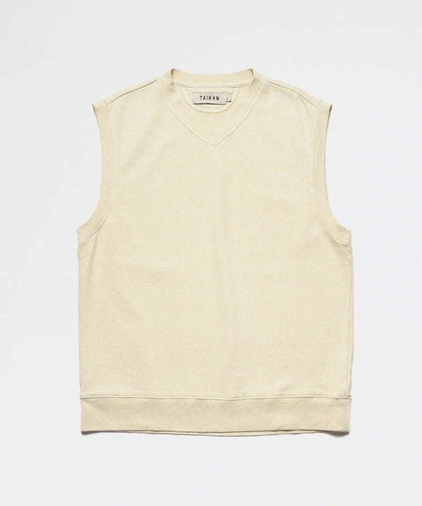 Fleece Vest - Cream-Taikan-Packyard DK