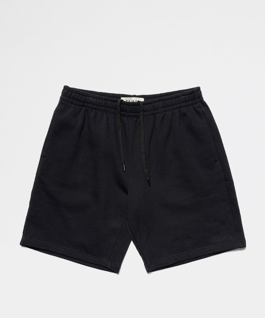 Fleece Shorts - Black-Taikan-Packyard DK