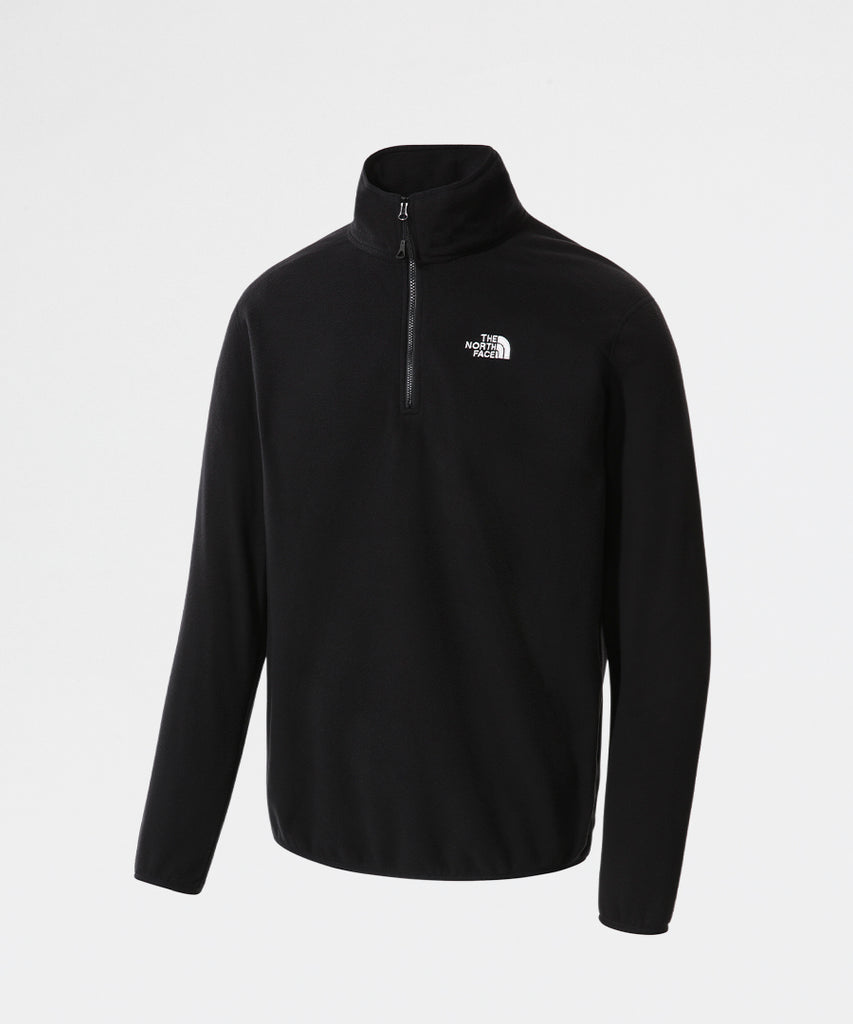 100 Glacier Fleece Med 1/4 Tnf Black-The North Face-Packyard DK