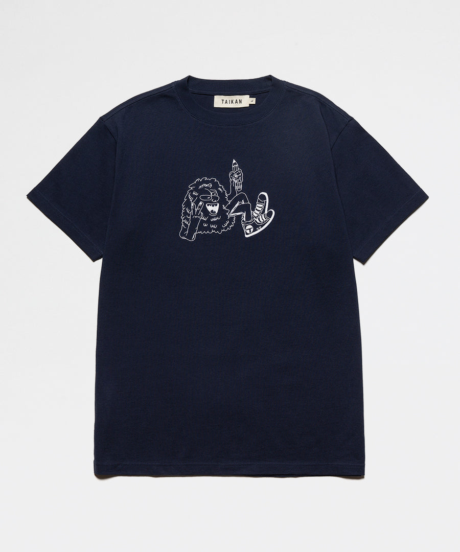 Just Chillin S/S T - Navy