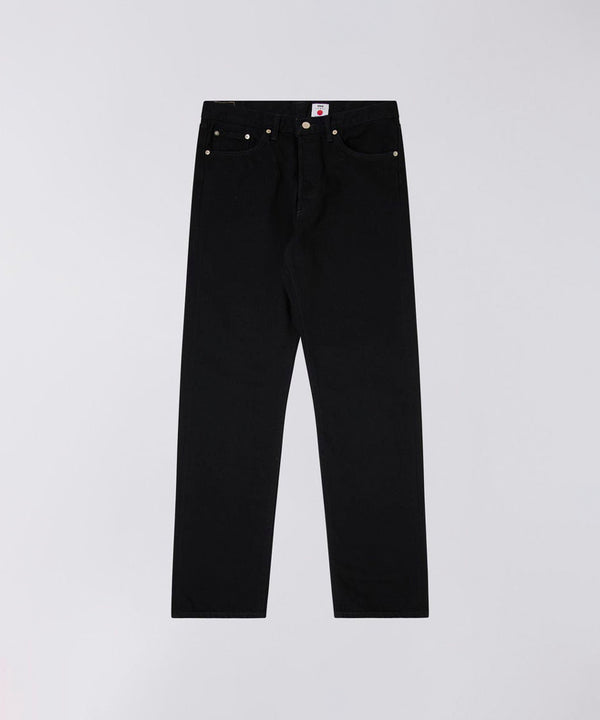 Loose Straight - Kaihara Right Hand Black Denim 13oz 100% Cotton-Edwin Jeans-Packyard DK