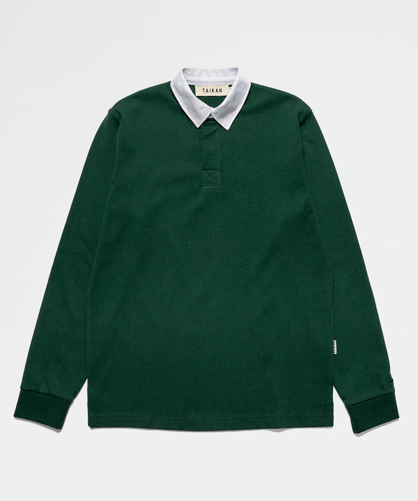L/S Polo shirt - Forest Green-Taikan-Packyard DK