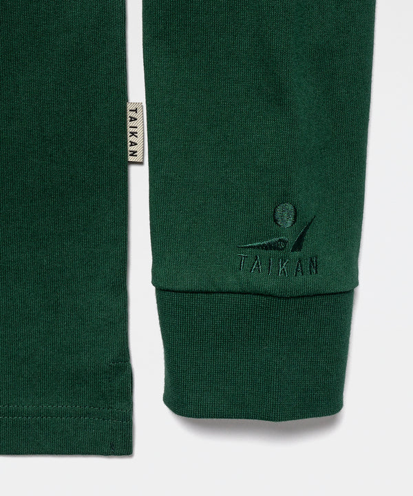 L/S Polo shirt - Forest Green-Taikan-Packyard DK
