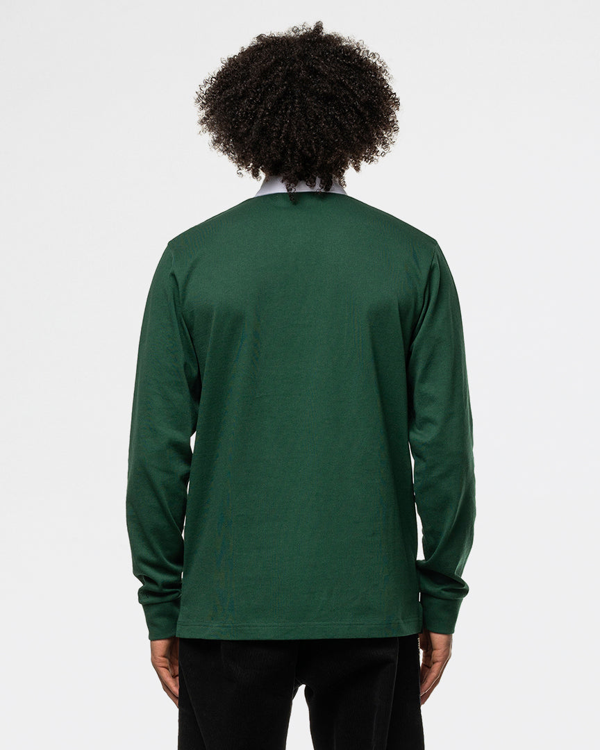 L/S Polo shirt - Forest Green-Taikan-Packyard DK